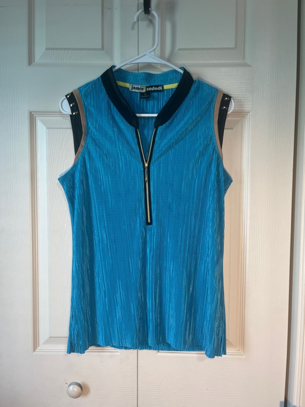 Jamie Sadock Sleeveless Golf Polo Womens Sleeveless Crunch Halter